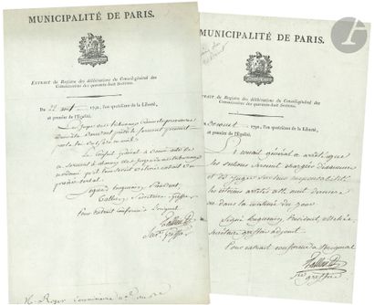 Jean-Lambert TALLIEN (1767-1820) Conventionnel,...