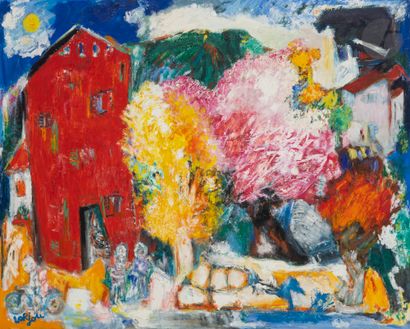 Bernard LORJOU (1908-1986)
La Maison rouge
Huile...