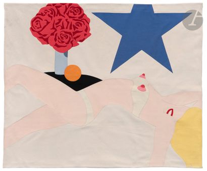 Tom WESSELMANN (1931-2004) Peintre-cartonnier...