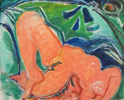 Édouard PIGNON (1905-1993)
Nu au parasol...