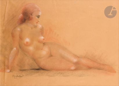 Lev Smaragdovich TCHISTOVSKY (1902-1969)
Nude...