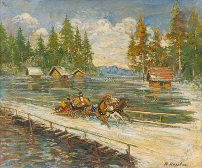 Konstantin Alexeevich KOROVIN (1861-1939)
Troika...