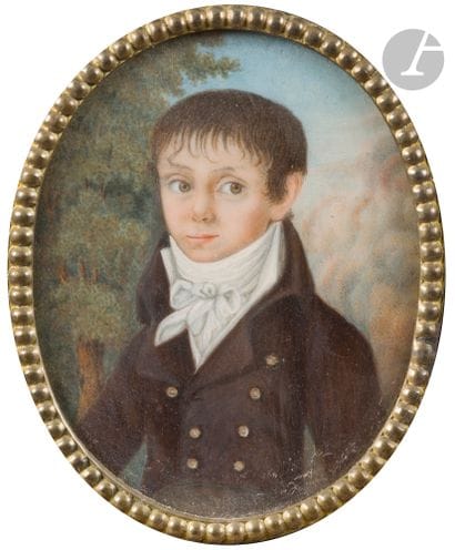 Anonymous. First half of the 19th century.
Portrait...