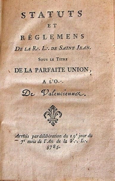 Statuts et règlements de la Resp. Loge de...