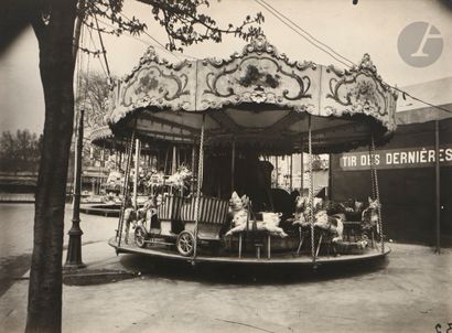 Eugène Atget (1857-1927)
Manège forain. Fête...