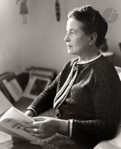 Gisèle Freund (1908-2000)
Simone de Beauvoir...