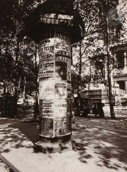 Eugène Atget (1857-1927)
Colonne Morris....