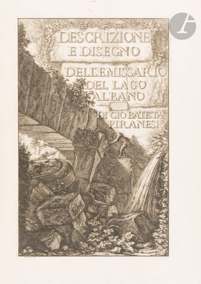 PIRANESI (Giambattista).
Descrizione e disegno...