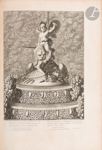 [VERSAILLES].
[Plans, élévations et vues...