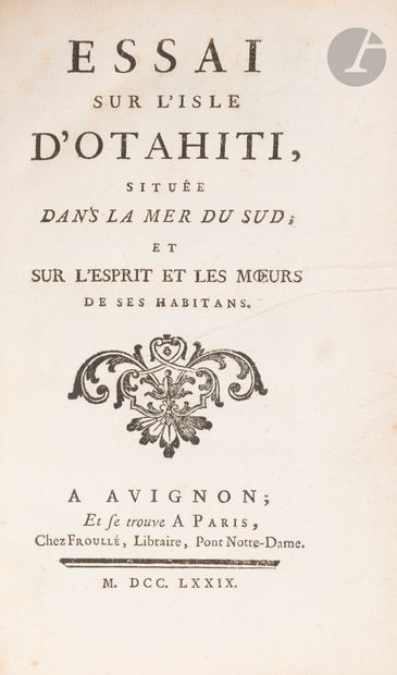 [TAITBOUT].
Essai sur l’isle d’Otahiti, située...