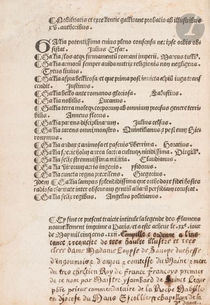 [YSAMBARD DE SAINT-LÉGER ?].
[La Légende...