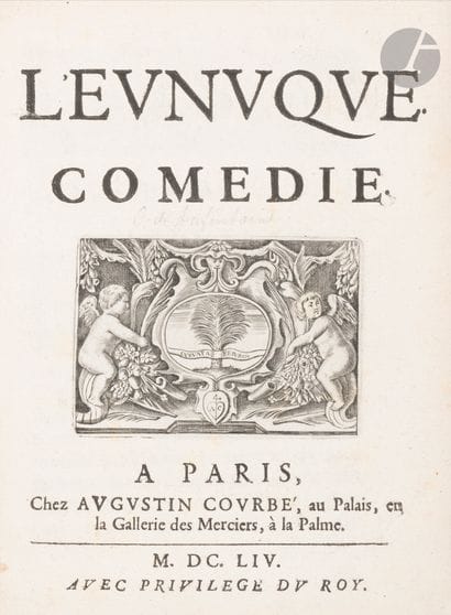 LA FONTAINE (Jean de).
L’Eunuque. Comédie.
Paris...