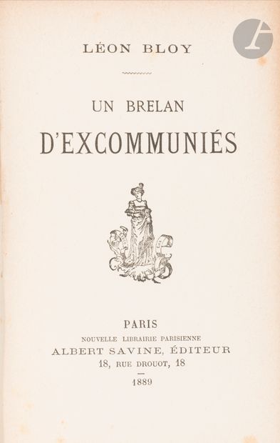 BLOY (Léon).
Un brelan d’excommuniés.
Paris...