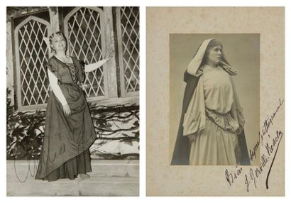CHANTEUSES G. 41 pièces, la plupart photographies...