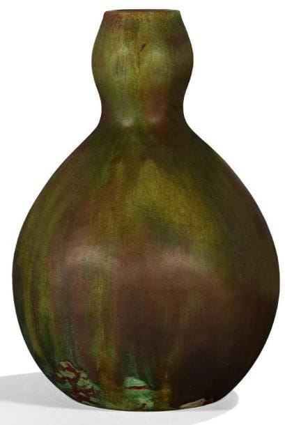 Grès Émile MULLER
Vase coloquinte en grès...