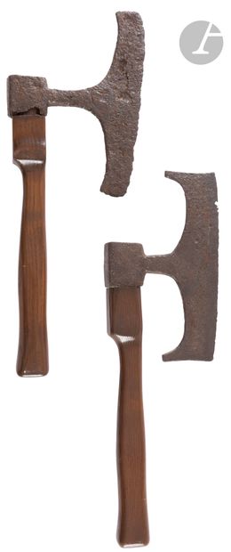 Two excavated axe heads.
11th/13th century....