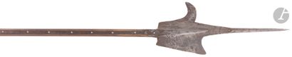 Strong halberd with four-sided estoc point.
Strong...