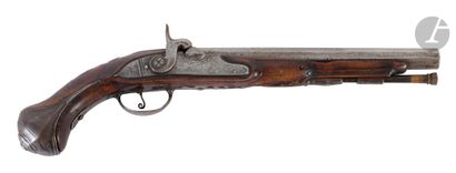 Officer's flintlock pommel pistol converted...