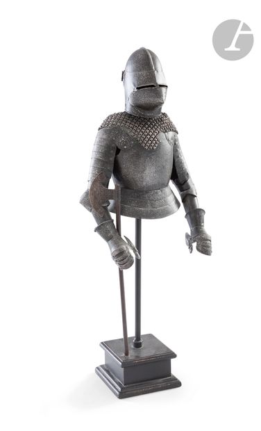 Small medieval-style miniature armor. 
Height:...