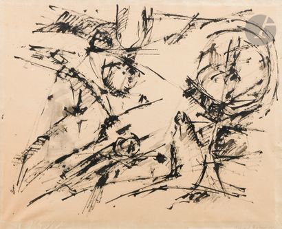 Bernard DUFOUR (1922-2016)
Composition, 1955
Indian...