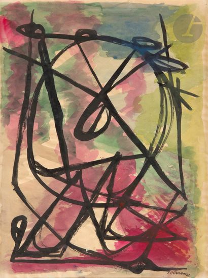 Jacques GERMAIN (1915-2001)
Composition,...