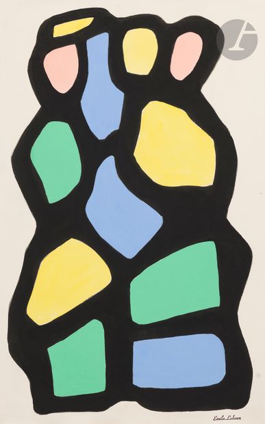 Émile LAHNER (1893-1980)
Composition
Gouache.
Signature...