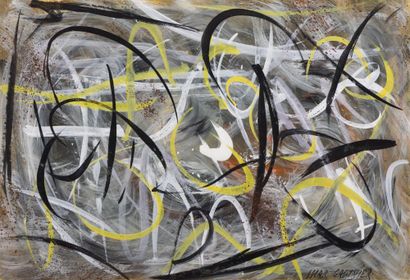 Oscar GAUTHIER (1921-2009)
Composition
Ink...