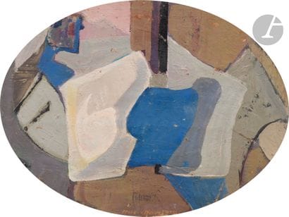 Maria MANTON (1910-2003)
Water plane
Oil...