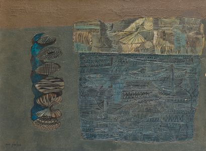 Max FABRE (1928-2021)
Composition, 1962
Oil...