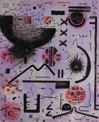 Claude VISEUX (1927-2008)
Cosmic Fabrication,...