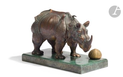 Salvador DALI [Spanish] (1904-1989)
Rhinoceros...