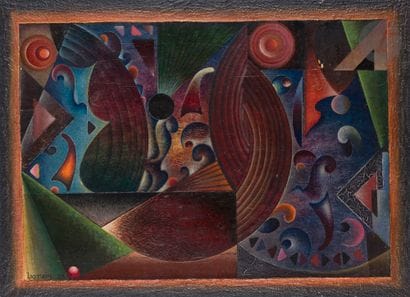 LARRAIN (20th century)
Composition, 1964
Oil,...
