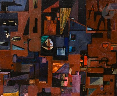 François ARNAL (1924-2012)
Composition, 1951
Oil...