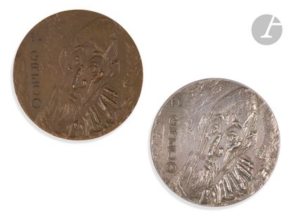 Robert COUTURIER (1905-2008)
El Greco
2 medals...