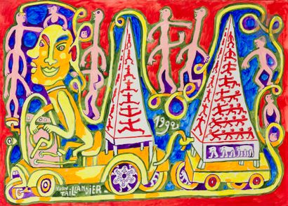 Yvon TAILLANDIER (1926-2018)
Parade, 1992
Gouache...