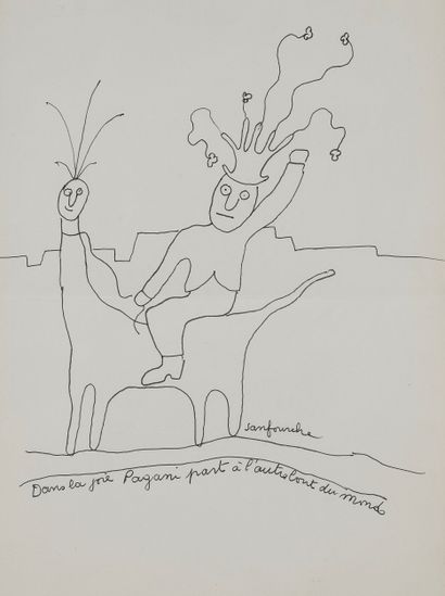 Jean-Joseph SANFOURCHE (1929-2010)
Pagani,...
