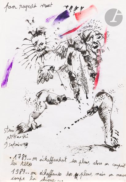 Stani NITKOWSKI (1949-2001)
Portrait of Flavien...