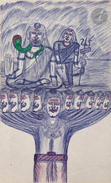 Kashinath CHAWAN [Indian] (b. 1958)
Untitled
Colored...