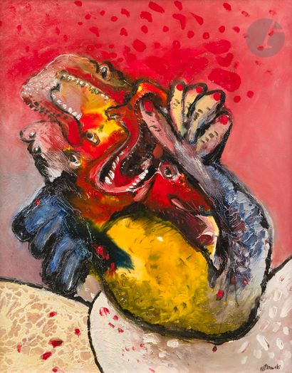 Stani NITKOWSKI (1949-2001)
Le Rire en coin
Oil...