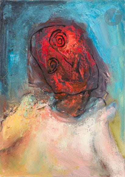 Marcel HASQUIN (b. 1943)
Head, 1992
Oil on...