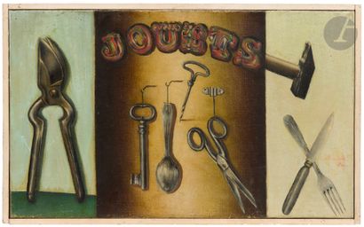 Mirabelle DORS (1913-1991)
Toys
Oil on canvas.
Signed...
