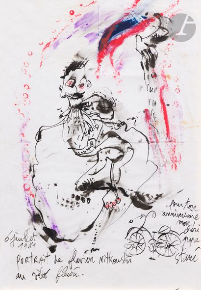 Stani NITKOWSKI (1949-2001)
Portrait of Flavien...