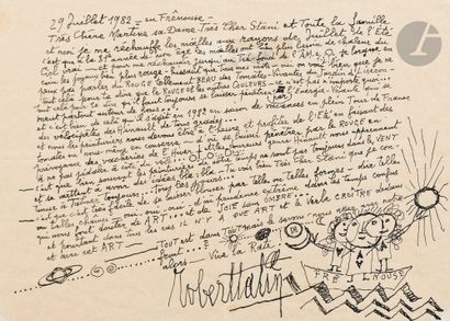 Robert TATIN (1902-1983)
Frénouse, 1982
Ink...