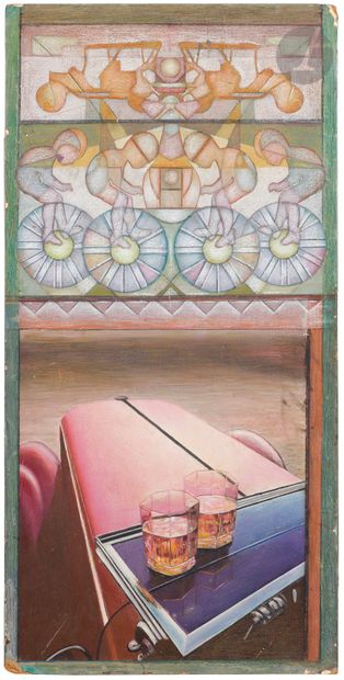 Mirabelle DORS (1913-1991)
Surrealist composition
Mixed...
