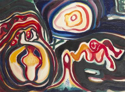 Marcel POUGET (1923-1985)
Erotic ballet,...