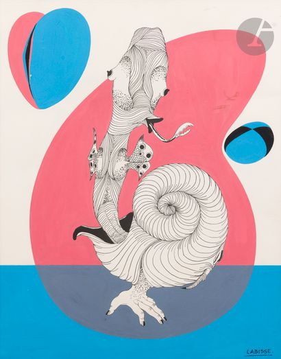 Félix LABISSE (1905-1982)
The Phylactery
Gouache...