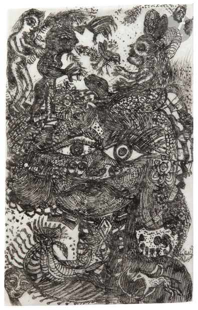 Ody SABAN (born 1953)
Faces, 2015
2 inks...