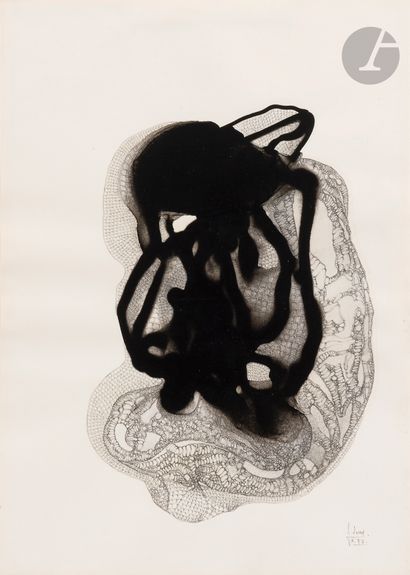 Fred DEUX (1924-2015)
Knot, 1971
Ink and...