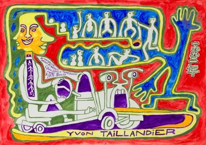 Yvon TAILLANDIER (1926-2018)
Opaque motorist...