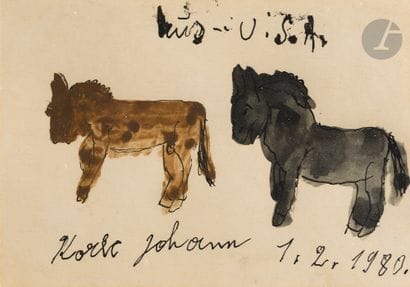Johann KOREC [autrichien] (1937-2008)
Chevaux,...